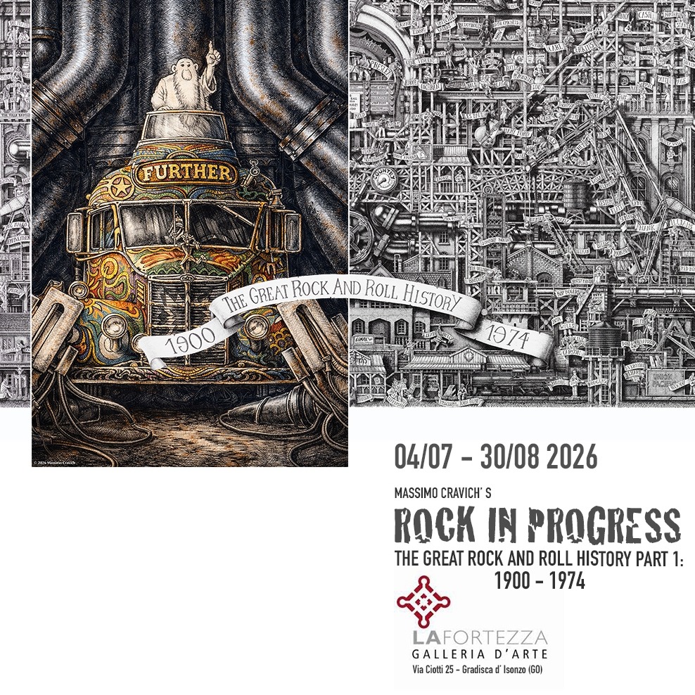 massimo cravich rock in progress galleria la fortezza gradisca di isonzo 07 2026